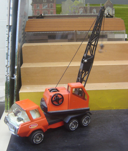Tonka kranwagen aus blech - kranwagen,
