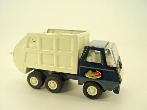 Müllwagen aus blech cm - -, 14